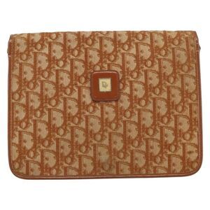 Christian Dior Vintage Trotter Canvas Brown Canvas Shoulder Bag Bag